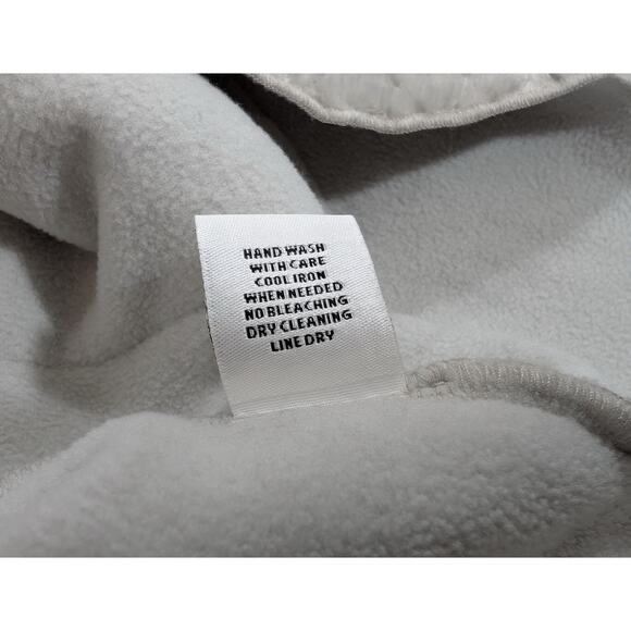 Habitat Clothes to Live In Gray Putty Sherpa Fleece Car Coat Misses Size L - Picture 7 of 7